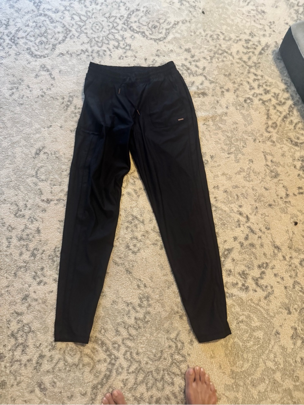Cherokee black straight leg scrub pants